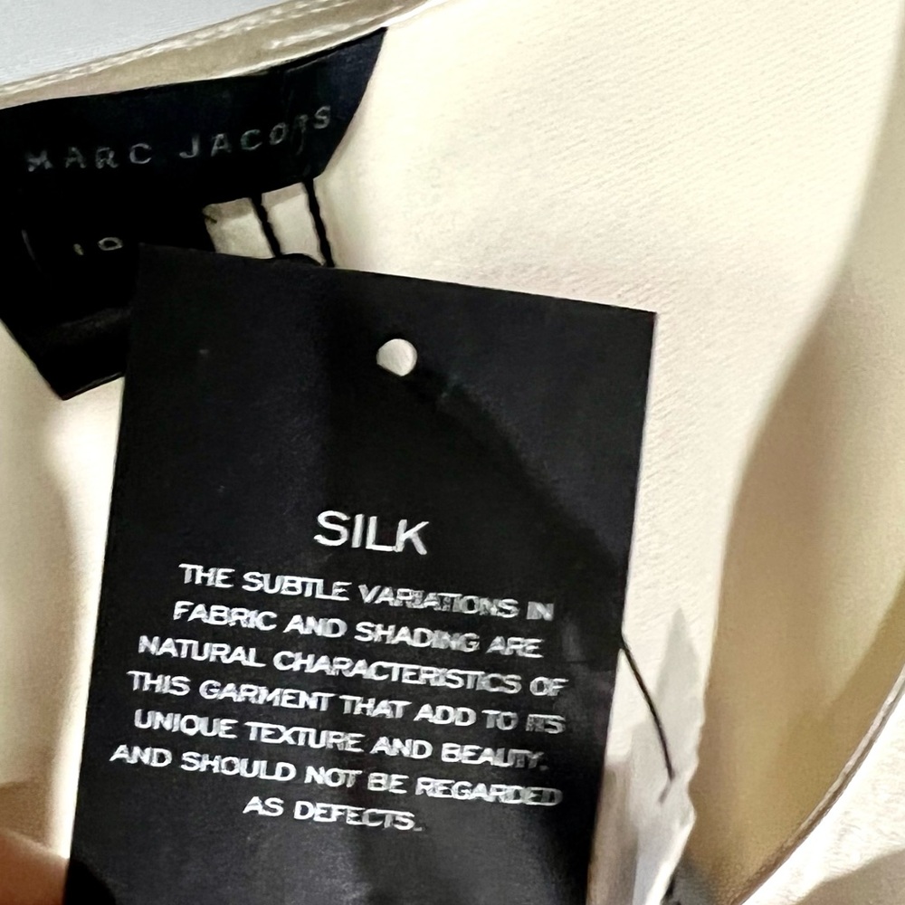 Marc Jacobs NWT SILK Tuxedo Wool 10 Cocktail Prom Wedding Party Dress Formal - Picture 10 of 12